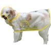 Generic Cappotto impermeabile trasparente per cani di taglia piccola, media e grande (giallo, peso XL 4,5-6 kg)