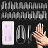 beetles Gel Polish Beetles Tips Unghie in Gel, 500pz Unghie Finte Corte Full Cover Tips, 10 Taglie Copertura Completa per Saloni di Manicure Professionale, Nail Art(Short Ballerina)