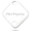 Freedigital Air Tag,Smart Tracker,certificato FMI, Airtag1 pezzo, Compatibile con Apple Dov'è (solo iOS, NO Android),Localizzatore Chiavi, Bagagli, Borse, Auto. SmarTag,con batteria sostituibile