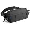 tomtoc 5,5L Borsa a Tracolla Sling Bag con Switch 2 (2025), Borsello Tracolla da Uomo, Borsa da Viaggio Compatibile con iPad mini/Steam Deck/DJI Osmo Pocket 3, Resistente All'acqua, Nero