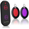 Chlovoe Trova oggetti e localizzatori - Gamma di 39,9 m Wireless Finder con suono, etichette localizzatori per chiavi, portafogli, animali domestici, telefono, occhiali