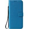 LENGRACE Cover per iPhone 15 Plus Custodia a Libro Portafoglio in Pelle,Protezione Flip Case con Porta Carte Antiurto Custodia per iPhone 15 Plus-Cielo blu