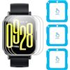 Heioloo 3 Pezzi Pellicola Protettiva per Xiaomi Redmi watch 5 Active vetro temperato con cornice di posizione, Anti-Graffio, 9H Durezza HD proteggi schermo senza bolle facile da installare