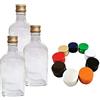 DIAH DO IT AT HOME 20 bottiglie vuote in vetro da 200 ml + tappi a vite di colore misto