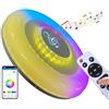 Generico UNIVERSO PLAFONIERA LED 3IN1 RGB 72W FORMA CIRCOLARE EFFETTO CIELO STELLATO BLUETOOTH CON ALTOPARLANTE E TELECOMANDO