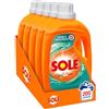 Sole Detersivo Lavatrice Igiene e Freschezza 205 Lavaggi, (5x41), Formula igienizzante, Detersivo Lavatrice Liquido Igiene e Freschezza, contro batteri e cattivo odore