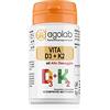 AgoLab Nutraceutica VITAMINA D3 K2 | 2000 UI, 60 compresse MASTICABILI ad Alto Assorbimento | gusto frutti di bosco | Prodotto in Italia da AGOLAB