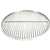 Grillrost.com Das Original Griglia per Barbecue Rotonda - 60 cm in Acciaio Inossidabile - Prodotto Artigianale - Made in Germany con 3 Ganci di Sospensione