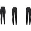 Lotto Leggings Donna in Cotone Elasticizzato, Offerta per 1 E 2 Pezzi, Fitness Yoga Palestra Leggings Sportivo Leggings Donna (Offerta 2 Pezzi Nero, M)