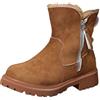 Fulidngzg Stivali da Neve Donna Invernali 2024 Stivaletti da Neve Pelliccia Scarpe Snow Boots Caldo Stringati Scarponi Bassi Antiscivolo Trekking Cerniera Stivali da Neve Cotone Boots 36-43 EU