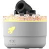 FRGITYGIFT Cannon Blast - Umidificatore per aromi, umidificatore a cannone, diffusore silenzioso senza acqua, spegnimento automatico, per camera da letto, casa, scrivania, con luci LED colorate (USB bianco)