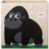 3 Sprouts - Scatole Porta Giochi - Contenitore Giochi Bambini - Scatola Giochi per Bambini - Contenitori per Giochi Bambini - Portagiochi Bambini Contenitori - Scatola Porta Giochi - Gorilla