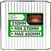 ONIX TECH Regolabile Griglia Forno Universale 370-650 x 310 mm - ONIX TECH