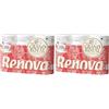 Renova 200075908 Grand Royal Carta Igienica, 6 Rotoli, Bianco, color Bianco, 16.1 m