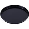 Facilemarket Teglia Rotonda Antiaderente per Pizza, Bordi Alti, Realizzata in lamiera bluita (Ferro Blu), Resistente Fino a 280° 32 cm ø x 2,5 cm (altez.)