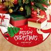 FANCYWUXI Copertura Base Albero di Natale Rosso Tappetino per Albero di Natale