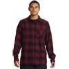 QUIKSILVER CAMICIA BUFFALO CLASSIC FLANNEL WINE BUFFALO AQYWT03369 RSR1