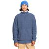 QUIKSILVER Boketto - Felpa pullover di pile da uomo VINTAGE INDIGO