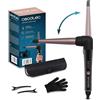 Cecotec Arricciacapelli Conico SurfCare TwistConic. 33W, Arricciacapelli conico con Gomito a 90 gradi per Maggiore Comodità, Include Guanto Termico, Custodia e 2 Clip