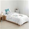 Kids&Cotton Copripiumino ELM Bianco 175 Fili 180x220 cm