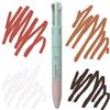 BeauFairy Penna per Trucco 4 in 1, Multi-funzione Makeup Matita di Bellezza, Eyeliner, Matita per Sopracciglia, Matita per Labbra Penna Evidenziatore, Crea un Trucco di Waterproof e Lunga Durata