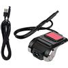 Akozon adas dash cam + Registratore di guida Videoregistratore HD 1080P Mini Car DVR su Dash Camera Smart GPS ADAS