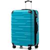 COOLIFE Valigia grande 77cm,valigia con ruote espandibile con TSA Lucchetto