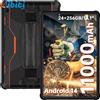 OUKITEL Rugged Tablet robusto - 10,1" HD, Android 14 Tablet Robust, 24GB+256GB (TF 1TB)