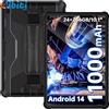 OUKITEL Rugged Tablet robusto - 10,1" HD, Android 14 Tablet Robust, 24GB+256GB (TF 1TB)