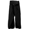 GURU SHOP Guru-Shop, Pantaloni Thai-cotone-pescatore, Pantaloni Avvolgere, Pantaloni di Yoga, Nero, Dicotone, Dimensione Indumenti:One Size, Fisherman Pantaloni Lunghi Altezza