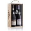 Cesari - Confezione Regalo in Legno e Plexiglass - Amarone della Valpolicella Classico DOCG 2019 e Valpolicella Ripasso DOC Superiore 2021-2 bottiglie da 750 ml