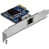 TRENDnet, TEG-25GECTX, Adattatore di rete PCIe 2.5GBase-T, converte uno slot PCIe 2.0 o successivo in una porta Ethernet 2.5G
