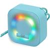 Trevi XR 8A12 Altoparlante Amplificato Portatile 3W con Bluetooth e Batteria Integrata, Resistente all'Acqua IPX4, Turchese