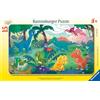 Ravensburger - Puzzle Cuccioli di Dinosauro, Idea Regalo per Bambini 3+ Anni, Gioco Educativo e Stimolante, 15 pezzi, 24x15 cm