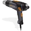 Steinel Pistola termica HM 2320 E, pistola ad aria calda da 2300 W | modalità ECO, temperatura 80°-650°C, display LCD, riscaldamento in ceramica