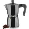 Magefesa Kenia - Caffettiera Moka, 3 Tazze, 150ml, Alluminio Smaltato, per Cucine a Gas, in Vetroceramica ed Elettriche, NON Adatta per Induzione