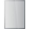 Durable 484223 Duraframe Sun, Cornice Espositiva per Vetrate Esposte al Sole, Stabilizzatore UV, Formato A3, Confezione da 2 Pezzi, Argento Metallizzato