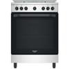 Hotpoint Cucina a Gas Hotpoint 4 Fornelli Forno Elettrico con Grill da 60 cm Classe A HS68G5PHX/E