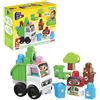 Mega Brands MEGA Bloks Green Town - Squadra Raccolta Differenziata Amici Bio, set da costruzione con 18 grandi blocchi, tra cui pezzi speciali e 2 personaggi inclusi, giocattolo per bambini, 1+ anni, HDL06