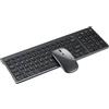Zjyufy Tastiera e mouse wireless Set tastiera e mouse Bt5. 0 3. 0 2. 4 Ghz Design silenzioso ed elegante ultra sottile per computer portatile da scrivania