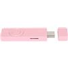 PUSOKEI Lettore Musicale, Chiavetta USB MP3 con Auricolari da 3,5 Mm/1,4 Pollici, Lettore MP3 con Cordino, Espandibile Fino a 32 GB(Rosa)