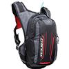 Dainese Alligator Backpack, Zaino Sacca Idrica, Nero/Rosso, N