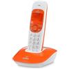 Brondi Nice Telefono DECT Identificatore di chiamata Arancione, Bianco