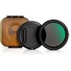 JJC (58 mm) JJC Filtro ND2-ND32 Variabile + Filtro Polarizzatore CPL, 5 Stop ND Fader a Densità Neutra per Canon EF 50 mm F1.4 EF 85 mm F1.8 EF-S 18-55 mm F3.5-5.6 per FUJIFILM XC 16-50 mm Obiettivi