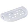 DEGHI Mensola per bagno 23 cm doppio fissaggio in abs bianco - Gioia
