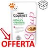 Purina Cat Gourmet Nature Creations Soup Brodo Tonno & Acciughe - Bustina Da 40 Gr - CONFEZIONE RISPARMIO