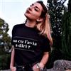 T-shirt Siciliana Unisex Nera" Ma cu l'avìa a diri"