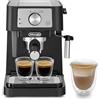 De'Longhi EC260.BK Macchina da Caffè Per Polvere o in Cialde E.S.E., Sistema Latte Manuale, Facile da usare, Serbatoio Estraibile da 1.1 L, Caldaia acciaio inox