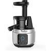 Moulinex ZU420E Juice & Clean, Estrattore di Succo a Freddo, con Teconlogia Easy Clean per una Pulizia Facile, Touch Screen, 0.8 Litri, Alluminio