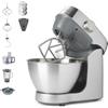 Kenwood Prospero+ KHC29A.O0SI Impastatrice Planetaria, Ciotola in Acciaio Inox da 4,3L, Incluso Set Accessori 10pz + 3 Ganci e Fruste, Frullatore Vetro, Food Processor 3 Dischi, Spremiagrumi+Bilancia